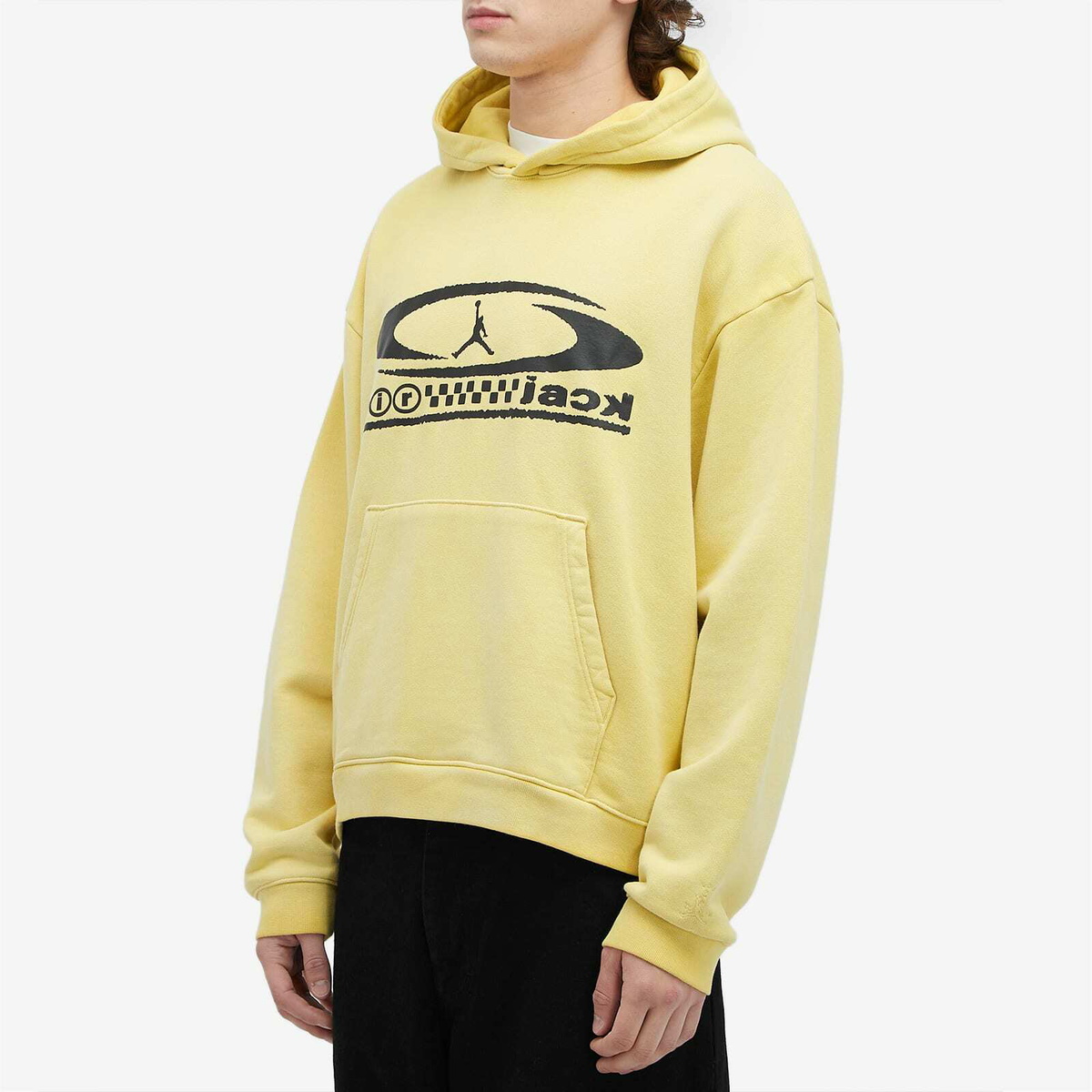 Air Jordan Men's x Travis Scott Pullover Hoodie in Celery