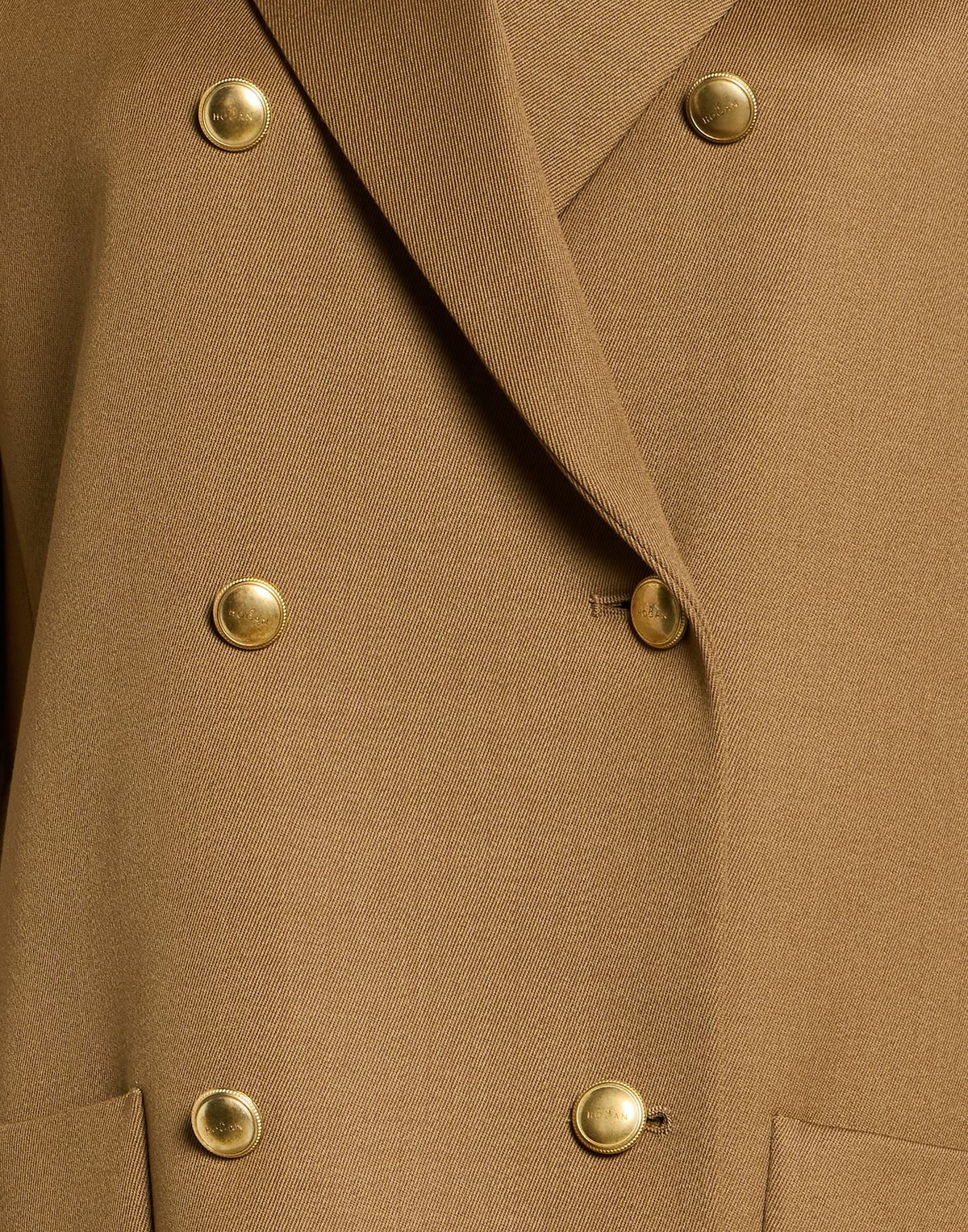 Hogan Womens Blazer Camel