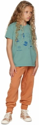 TINYCOTTONS Kids Orange 'Tiny' Lounge Pants