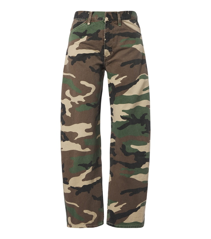 Photo: Nili Lotan Tribeca camouflage barrel-leg jeans