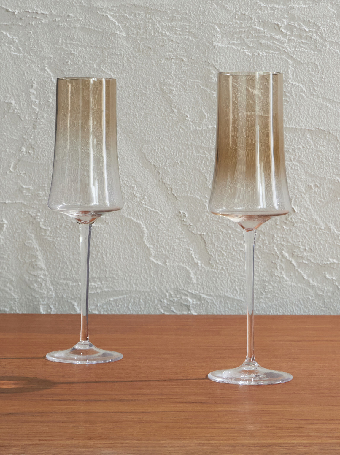 Brunello Cucinelli - Set of Two Murano Glass Flute Glasses
