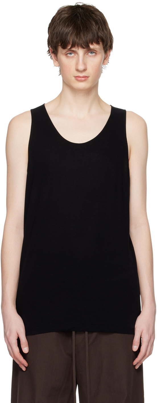 AURALEE Off-White Soft Rib Tank Top Auralee