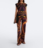 Pucci Dune silk twill top