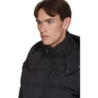 Ermenegildo Zegna Navy Down Hooded Puffer Jacket