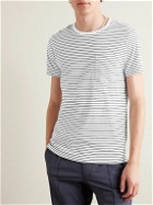 Club Monaco - Williams Striped Cotton-Jersey T-Shirt - White