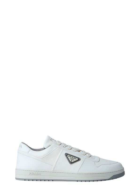 Photo: Prada Leather Low-Top Sneakers