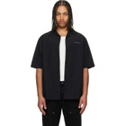 Off-White Black Metal Arrow Poplin Bowling Shirt