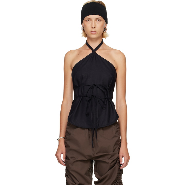 Photo: Baserange Black Mar Top