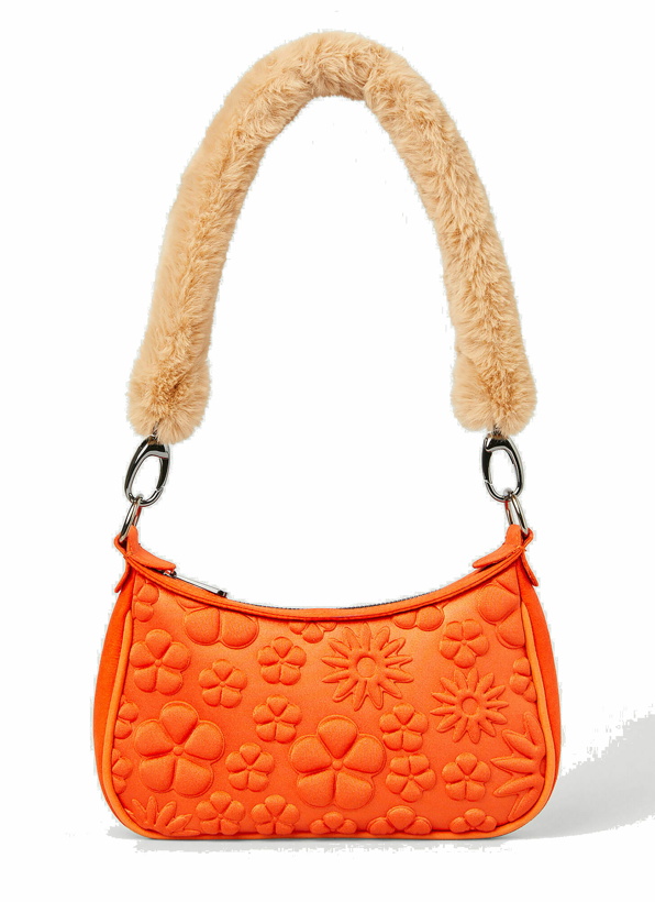 Photo: Carmen Embossed Mini Shoulder Bag in Orange