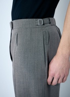 Prada Belted Tailored Wool-Blend Pants