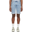 Levis Blue Denim Original Cut-Off 501 Shorts