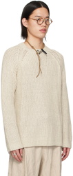 DEVOA Beige Raglan Sweater