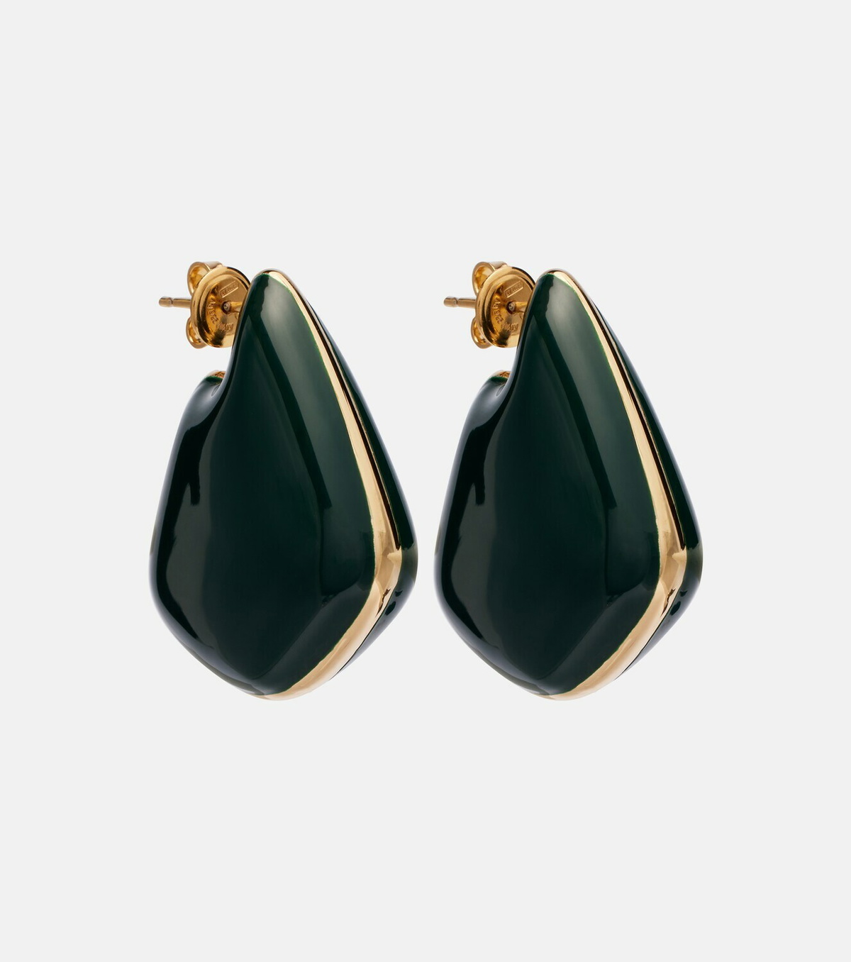 Bottega Veneta Fin Small sterling silver earrings