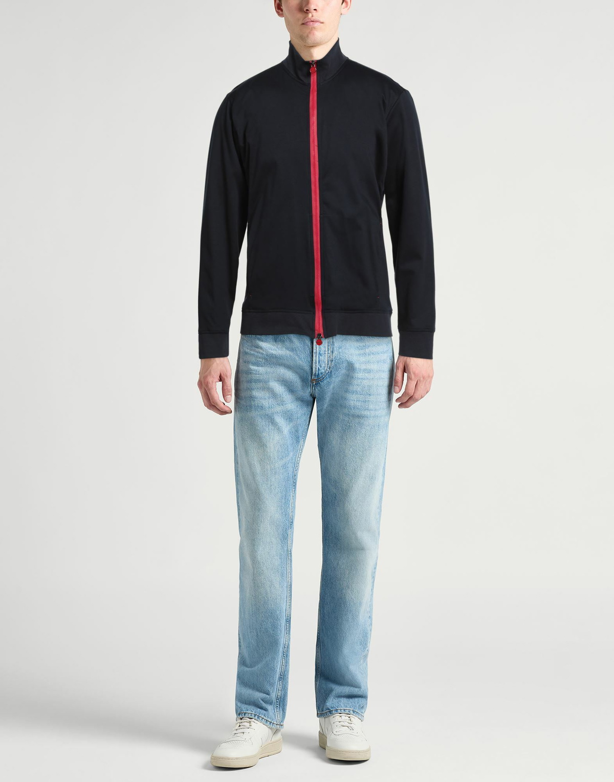 Kiton Mens Sweatshirt Midnight in Blue