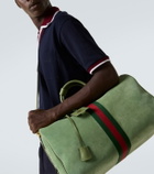 Gucci Gucci Savoy Medium suede duffel bag