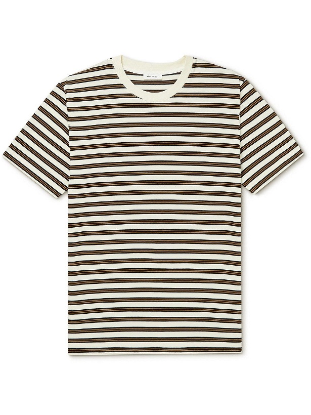 Photo: Norse Projects - Johannes Striped Cotton-Jersey T-Shirt - Neutrals
