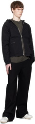 HELIOT EMIL Black Lux Hoodie