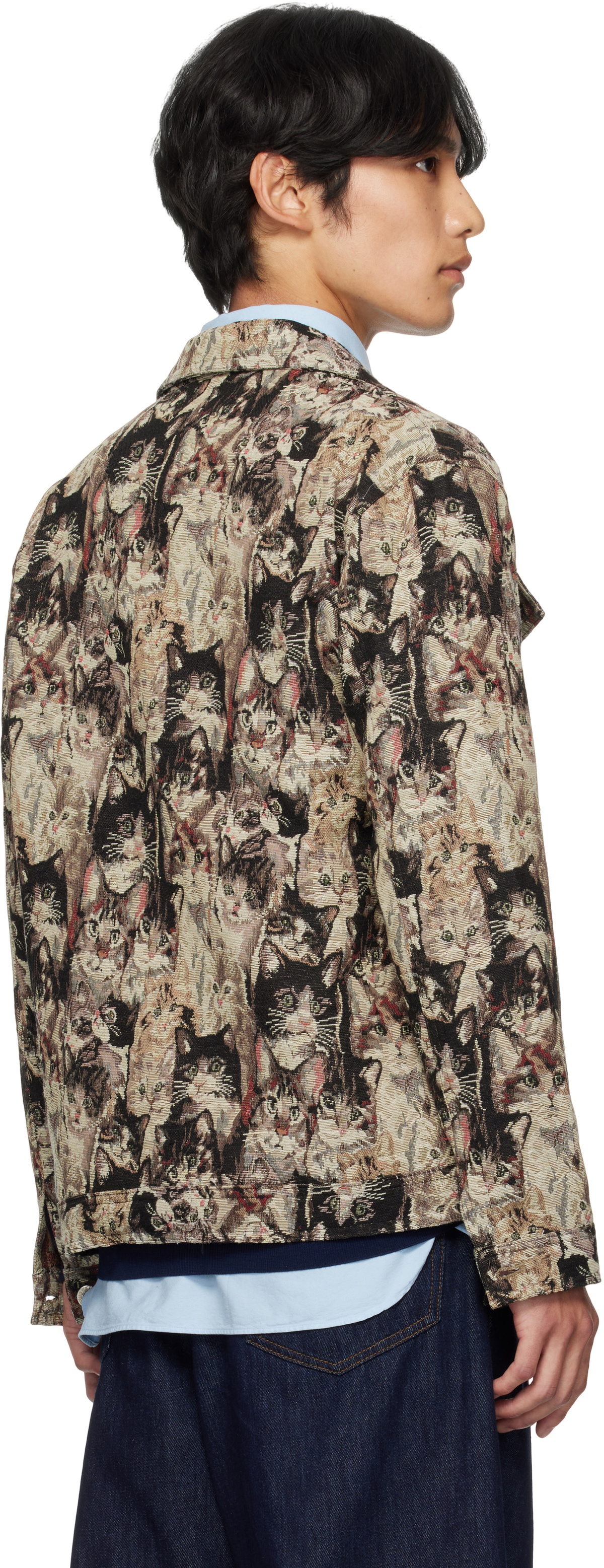 Bless Multicolor N°08 Cat-Shirt Gobelin Jacket