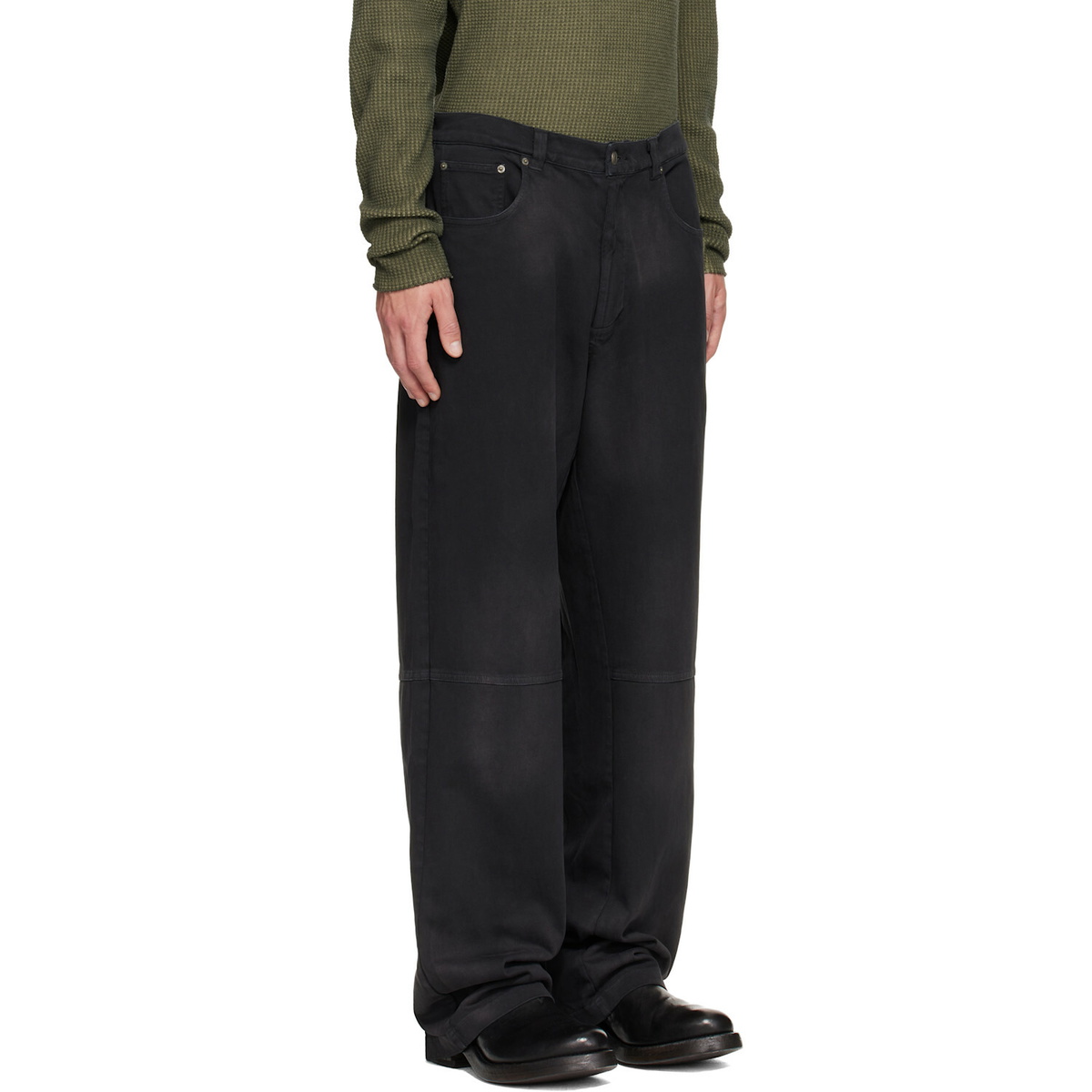 424 Black Academy Trousers