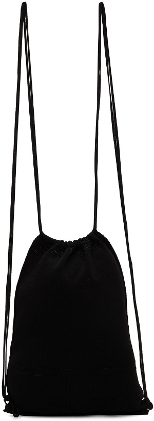 Photo: LOW CLASSIC Black Punching String Backpack