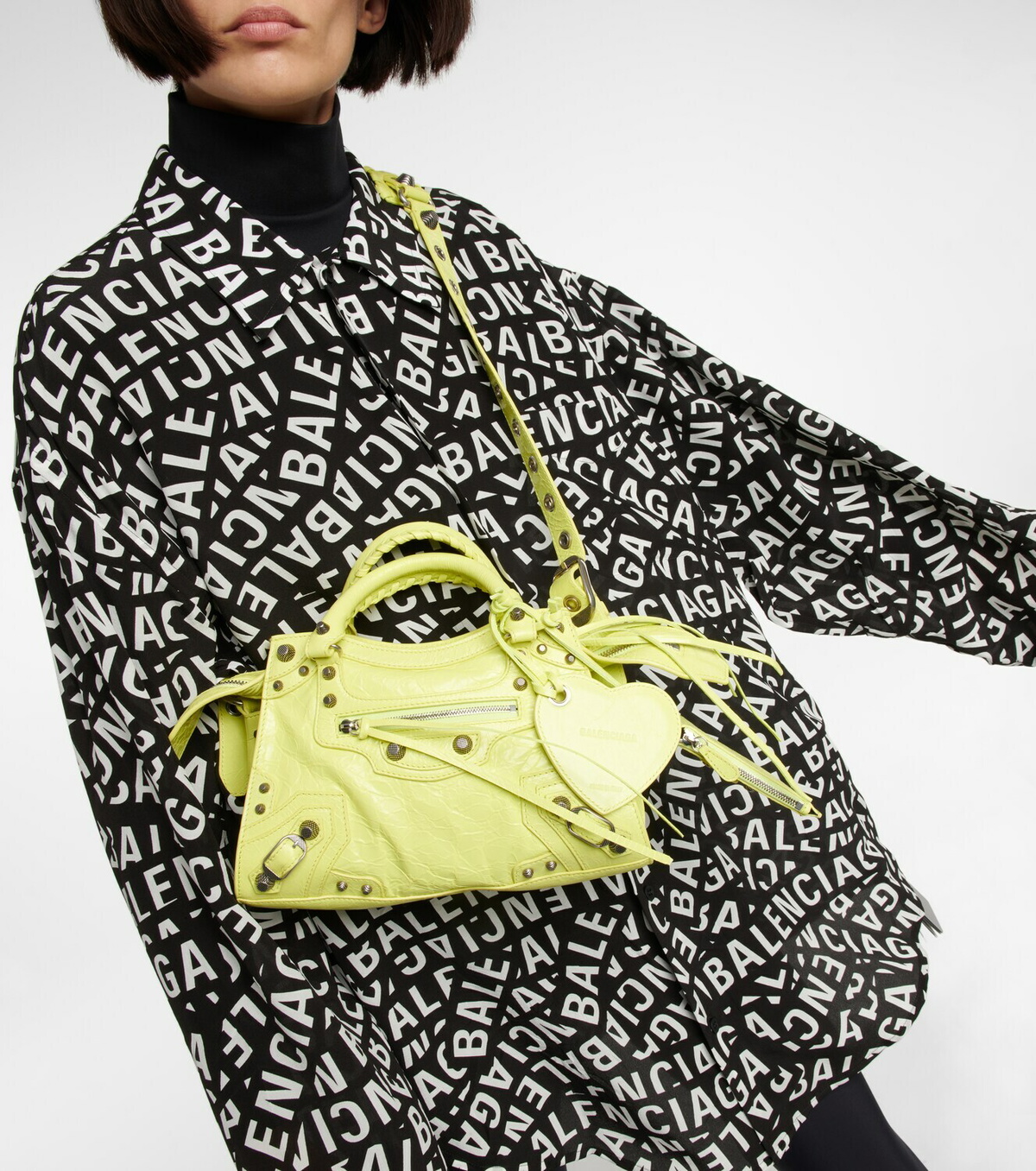 Balenciaga small Neo Cagole tote bag - Yellow