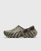 Crocs Echo Marbled Clog Brown|Grey - Mens - Sandals & Slides