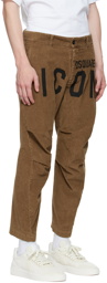 Dsquared2 Brown 'Icon' Skipper Trousers