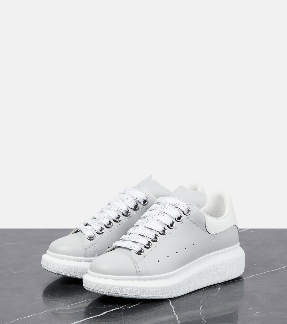 Alexander McQueen - Oversized leather sneakers