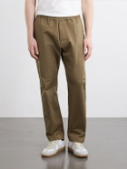 Barena - Straight-Leg Cotton-Blend Gabardine Trousers - Green