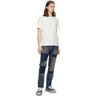 Remi Relief Off-White Double Neck Grunge T-Shirt