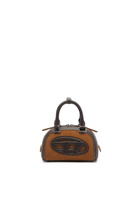 Diesel 1DR Dome - Small bowling bag in suede and grainy PU - Crossbody Bags - Woman -