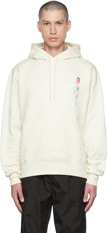 Photo: Soulland Off-White Flower Hoodie