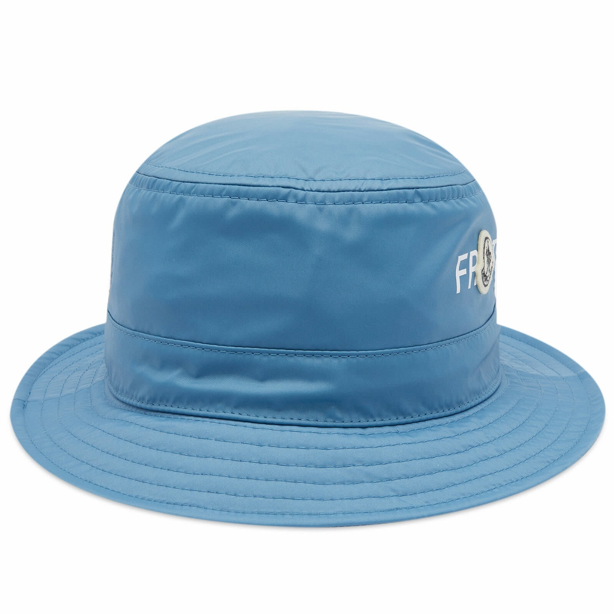 Moncler Men's Genius x Fragment Bucket Hat in Blue Moncler