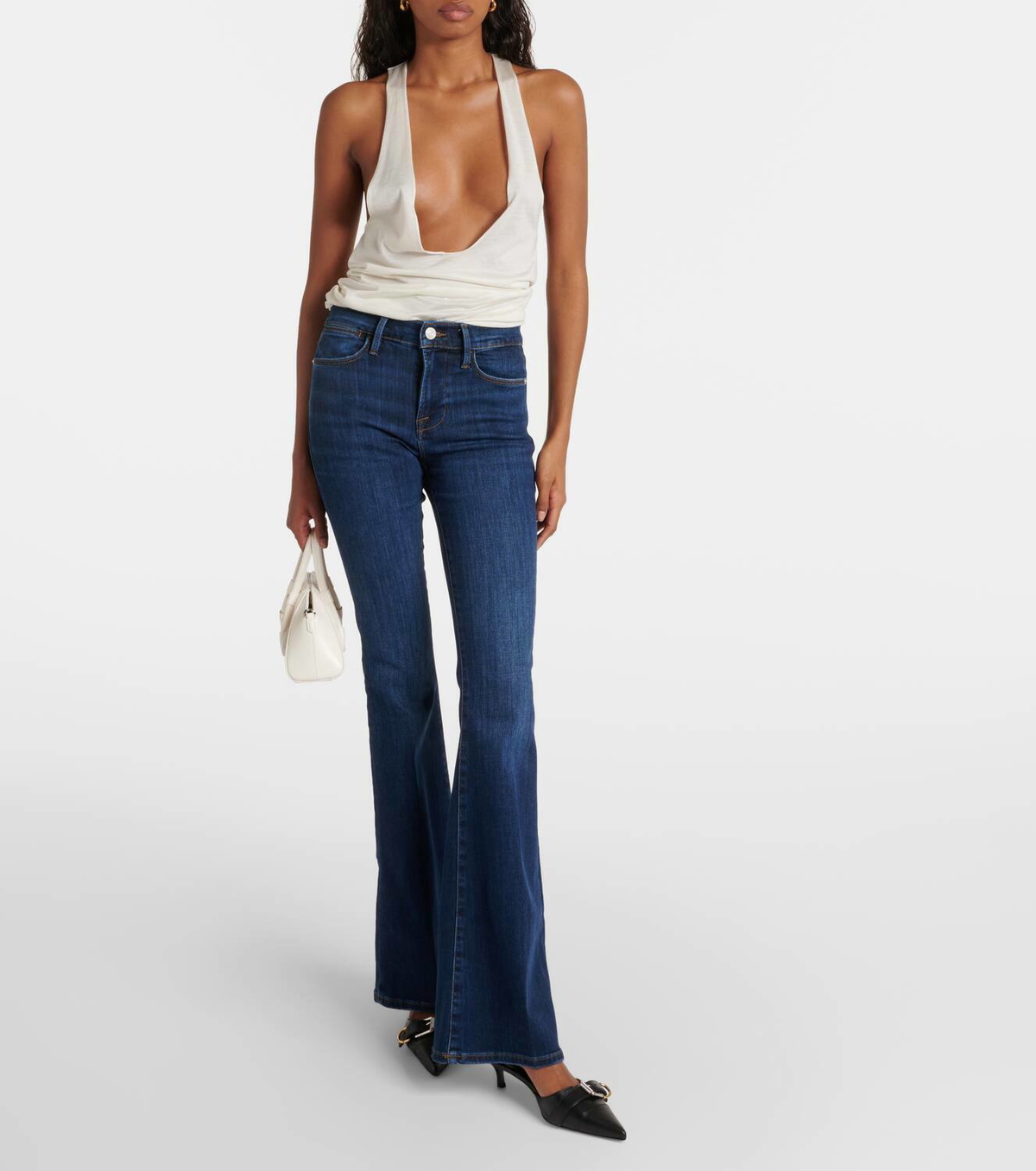 Frame Le High Flare high-rise jeans
