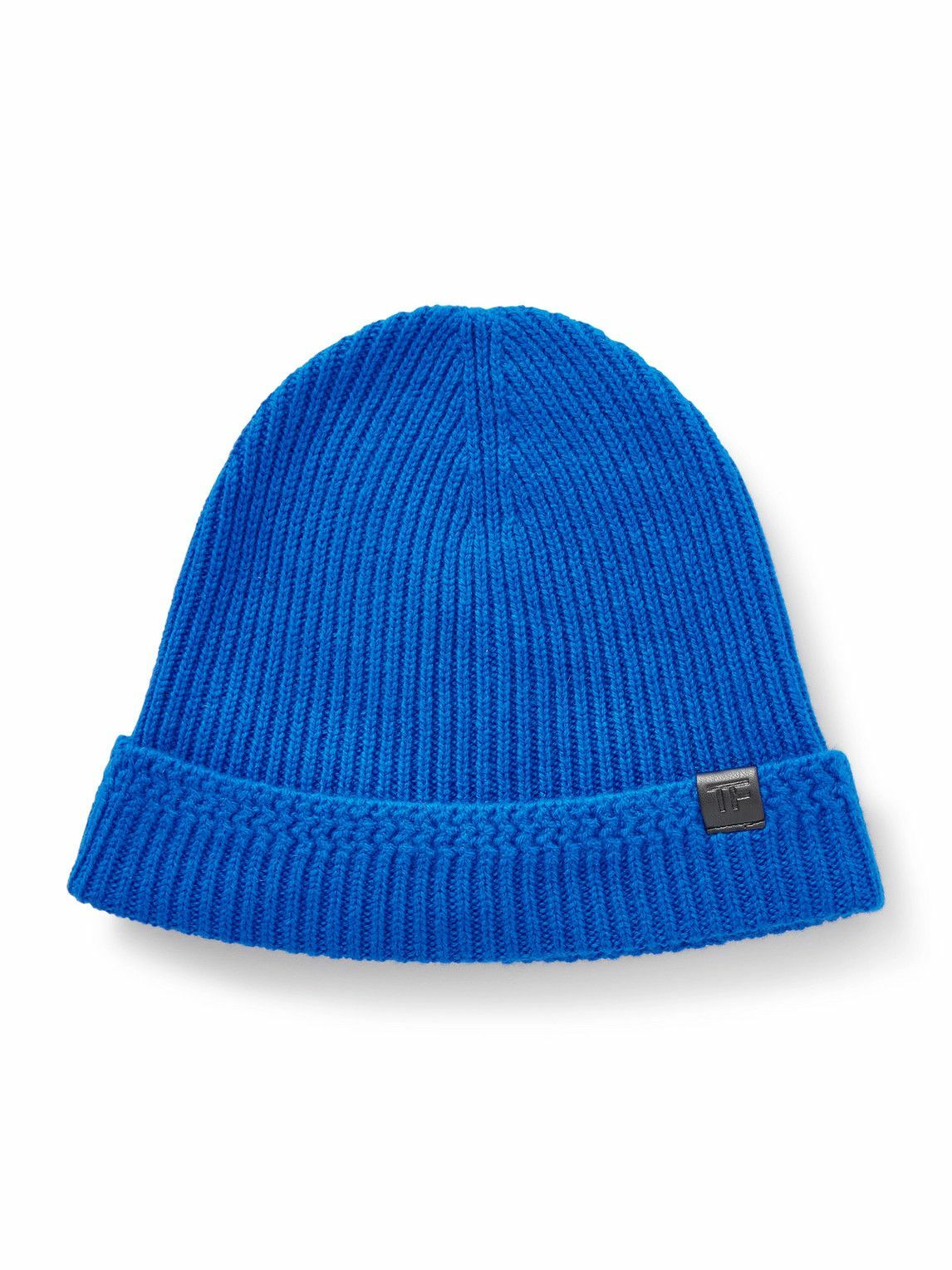 TOM FORD - Ribbed Cashmere Beanie - Blue