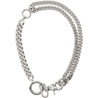MM6 Maison Margiela Silver Chain Necklace