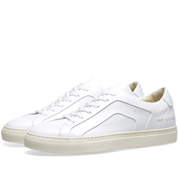 Photo: Woman by Common Projects Achilles Multi-ply
