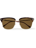GUCCI - D-Frame Tortoiseshell Acetate and Gold-Tone Sunglasses - Tortoiseshell