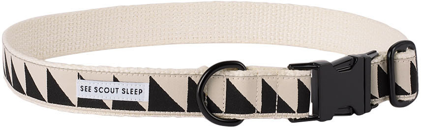 See Scout Sleep Beige & Black X-Large Nice Grill Standard Collar