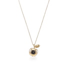 Marc Jacobs Quartz Black Dial The Bauble Apple Pendant Ladies Necklace Watch MJ0120179308