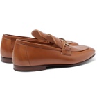 DUNHILL - Chiltern Leather Loafers - Brown