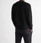 THE ROW - Florain Mélange Wool Sweater - Black