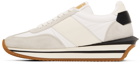 TOM FORD White & Grey James Sneakers