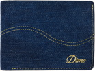Dime Blue Cursive Bifold Wallet