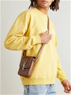 SAINT LAURENT - Solferino Mini Logo-Embellished Leather Messenger Bag