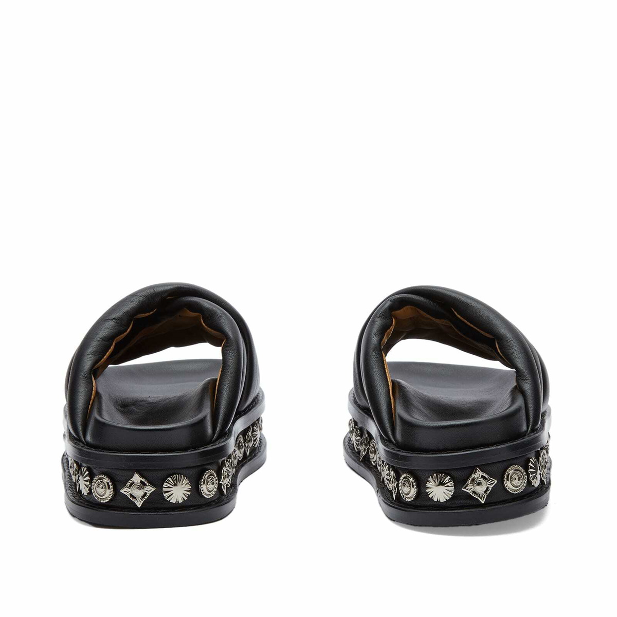 Toga Pulla Men's Cross Over Slide in Black Toga Pulla