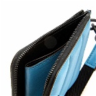 Moncler Men's Flat Small Wallet in Blue