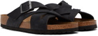 Birkenstock Black Lugano Sandals