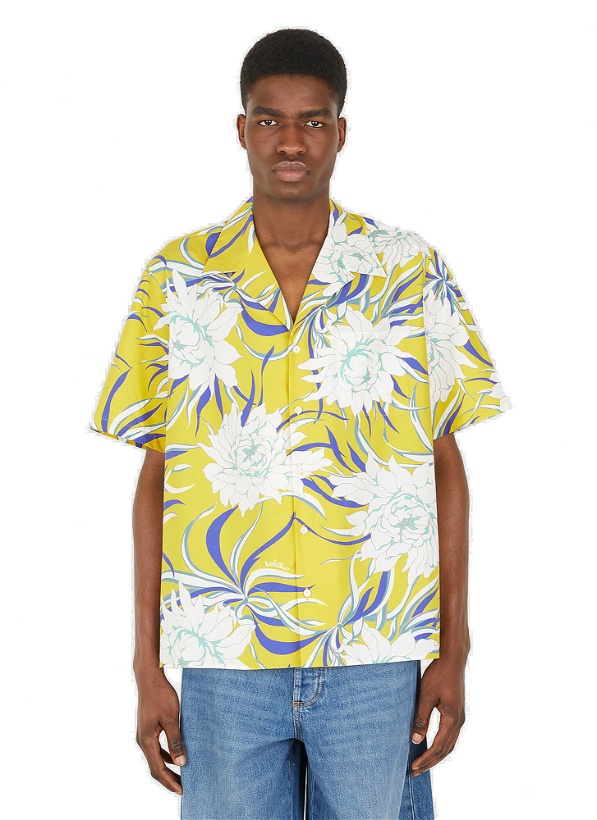 Photo: Floral Bowling Shirt in Yellow