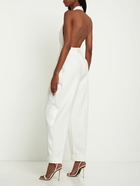 ALEXANDRE VAUTHIER Twill Tuxedo Halter Jumpsuit